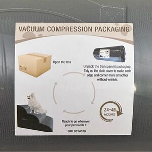 NWT- Compressed 3 Tier Dog Stairs W/Non-Skid bottom Open & Ready in 24-48 hours